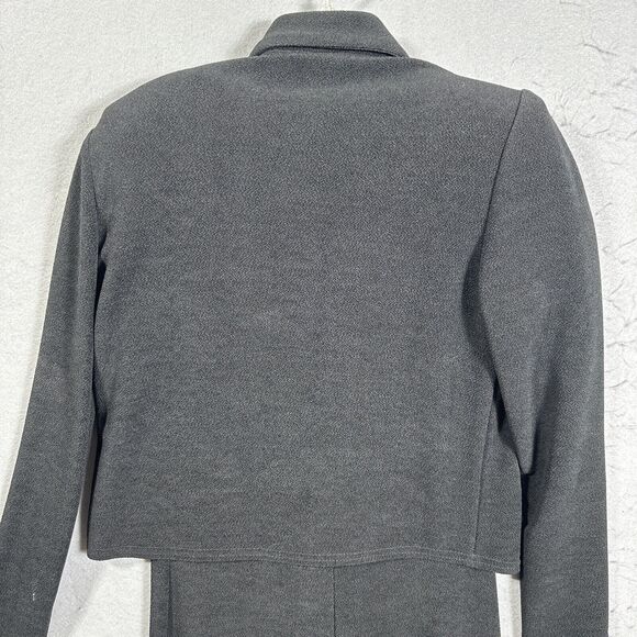 Positive Attitude Long Dress Set Womens SZ 8 Black Maxi Short Sleeve Jacket - Picture 7 of 16